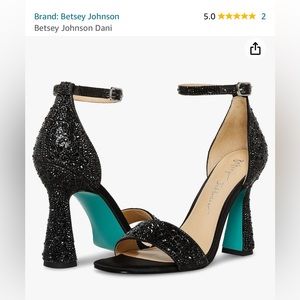 AUTHENTIC Betsey Johnson Dani spool heels NEVER WORN